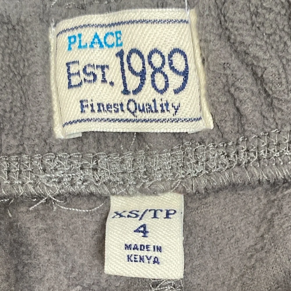 The Children’s Place Toddler Boys Gray Fleece Sweatpants Size XS Straight Leg